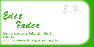 edit hader business card